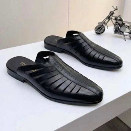 Tomford  leather mule black
