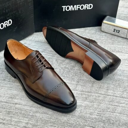 Tomford oxford leather brown