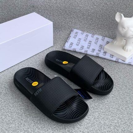 Air Retif slide sandals black