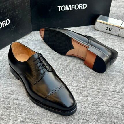 Tomford oxford leather black
