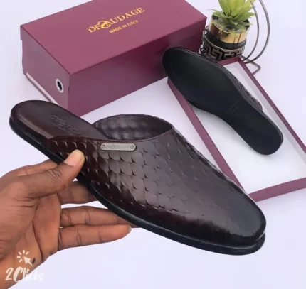 Desaudage  Leather Mules, a luxurious and modern twist on traditional Italian loafers.